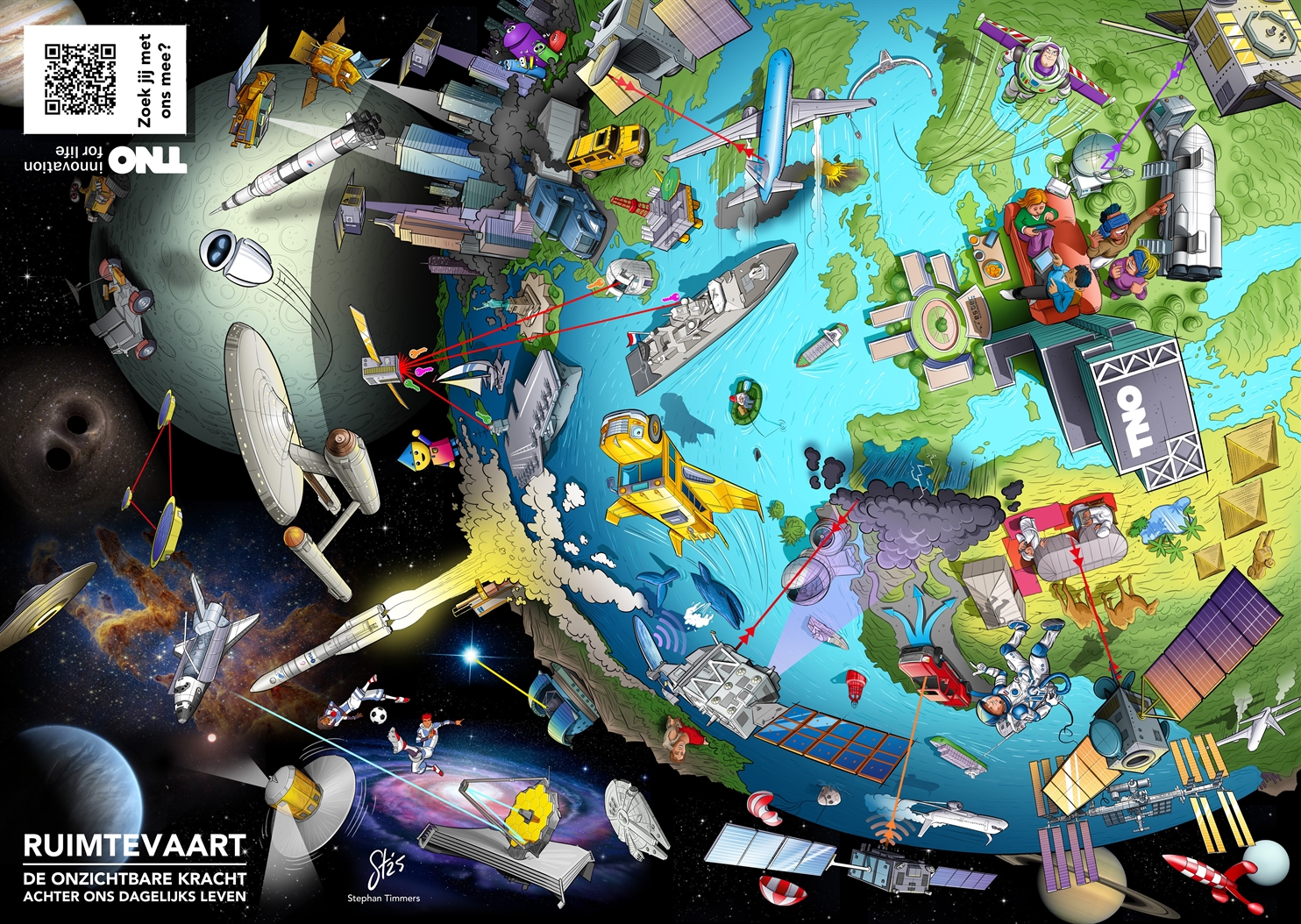 TNO ruimtevaartposter 2025