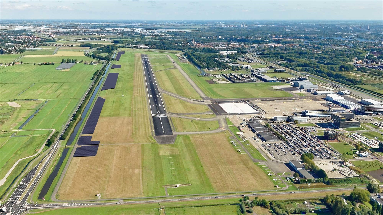 Zonnepark op Rotterdam The Hague Airport