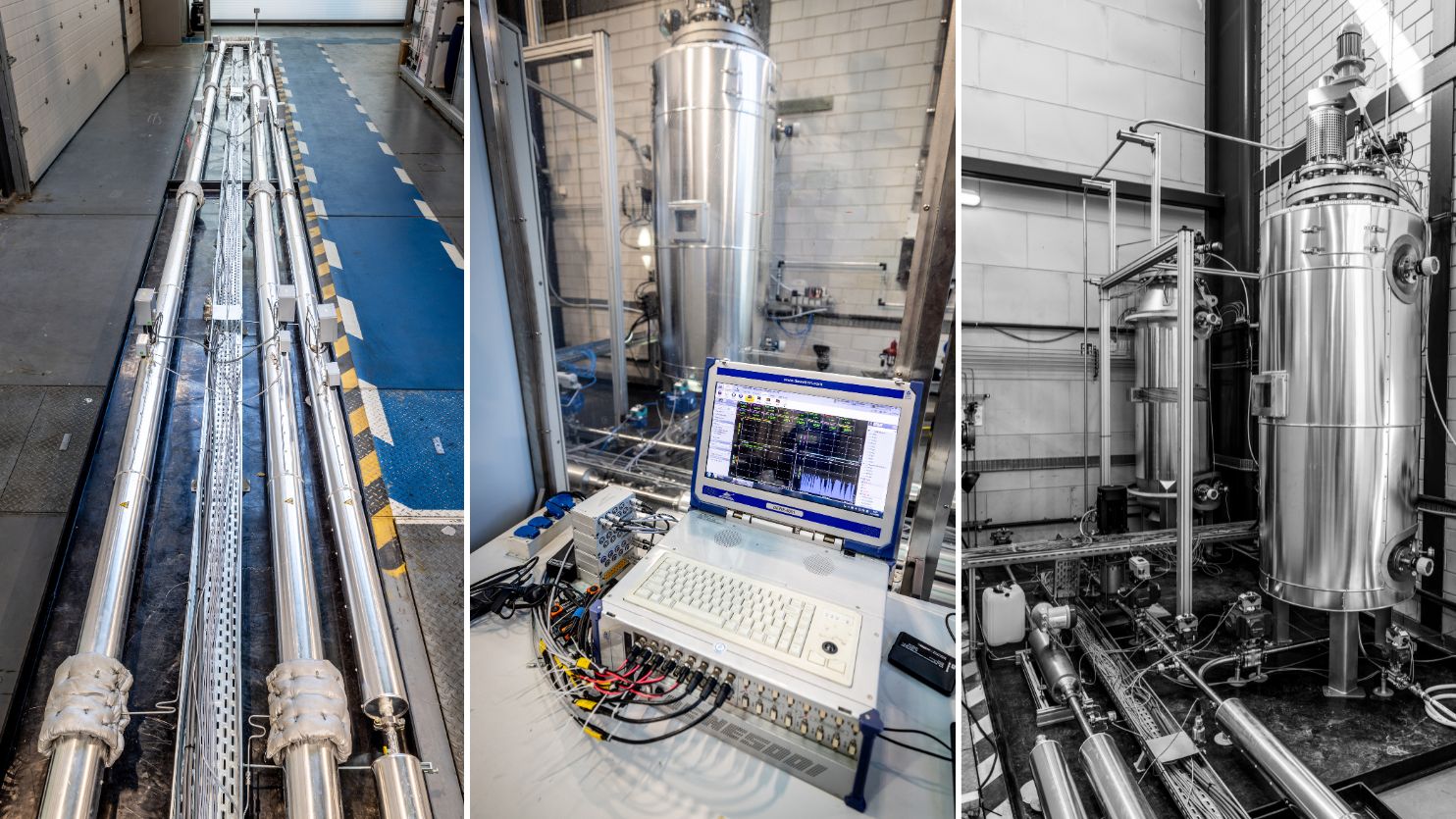 High temperature and Salinity Flow Loop website image