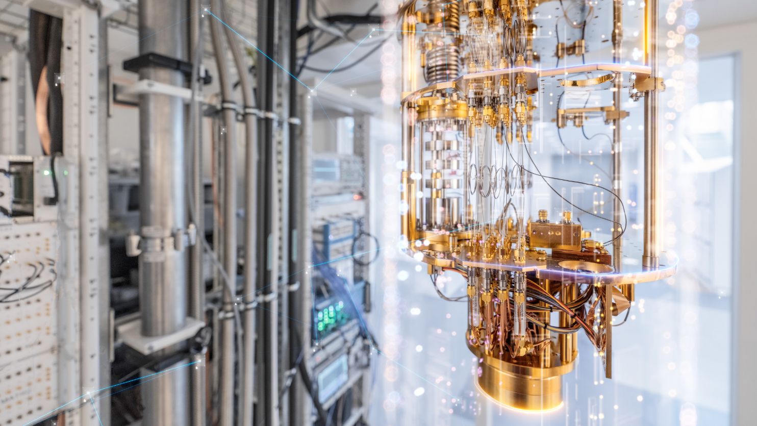 Close-up quantumcomputer