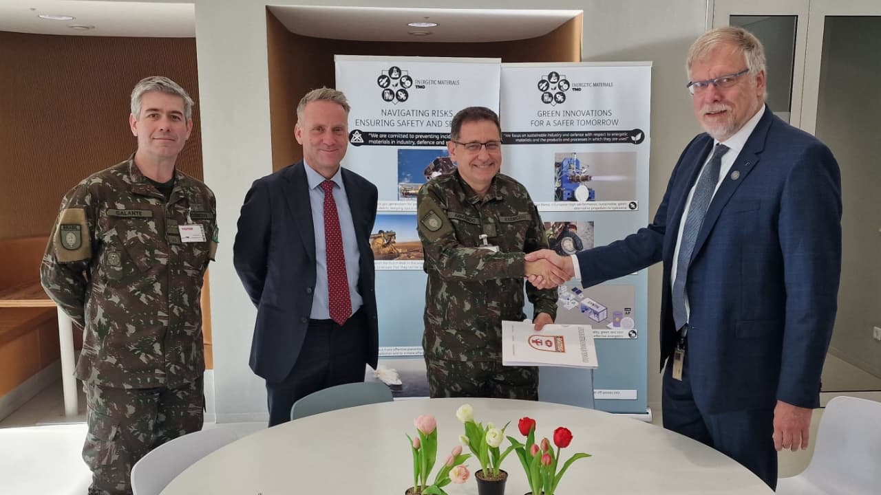 Brazilian army delegation visits TNO to strengthen strategic cooperation