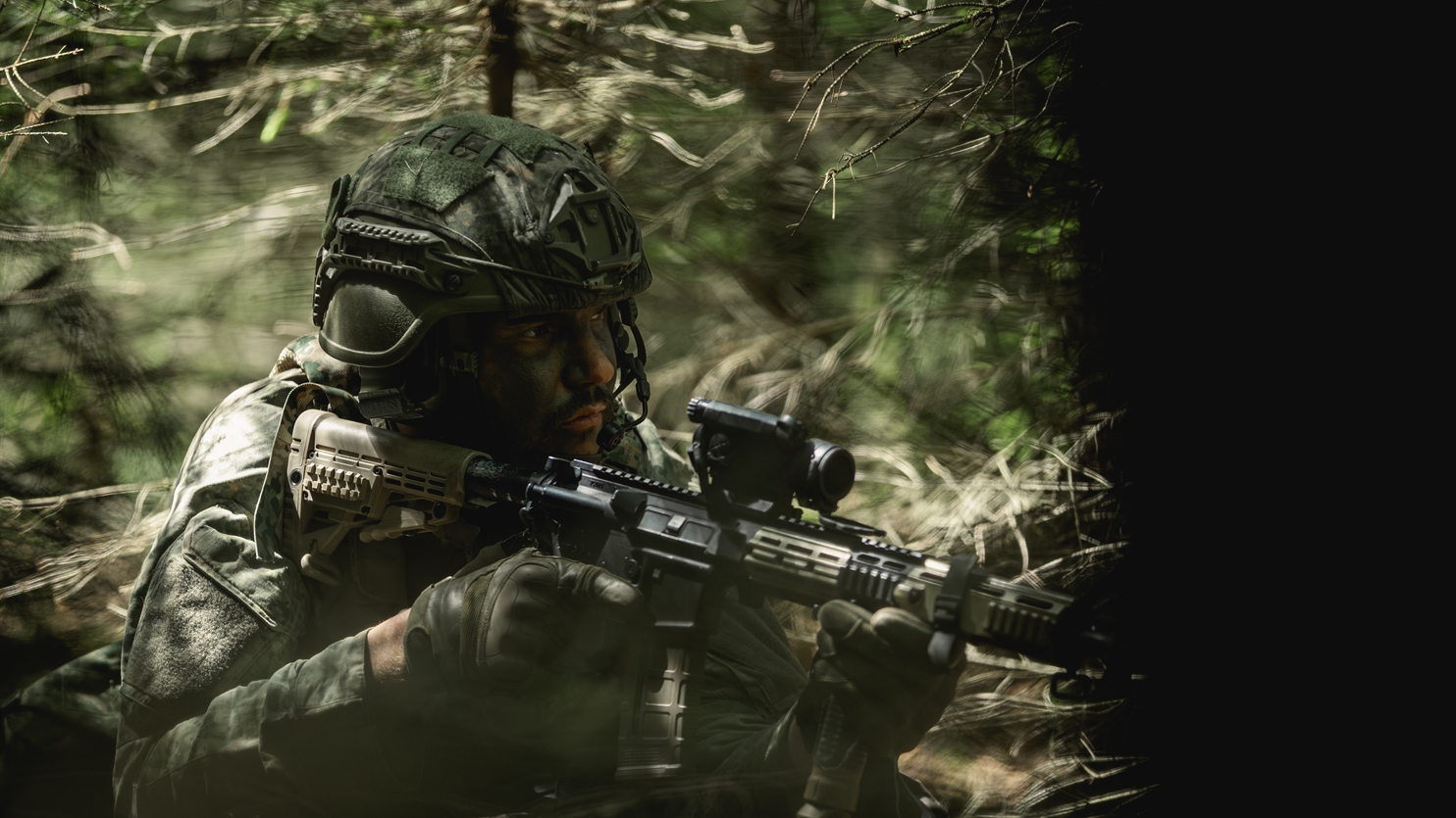 Beeld camouflage. Bron: Ministerie van Defensie