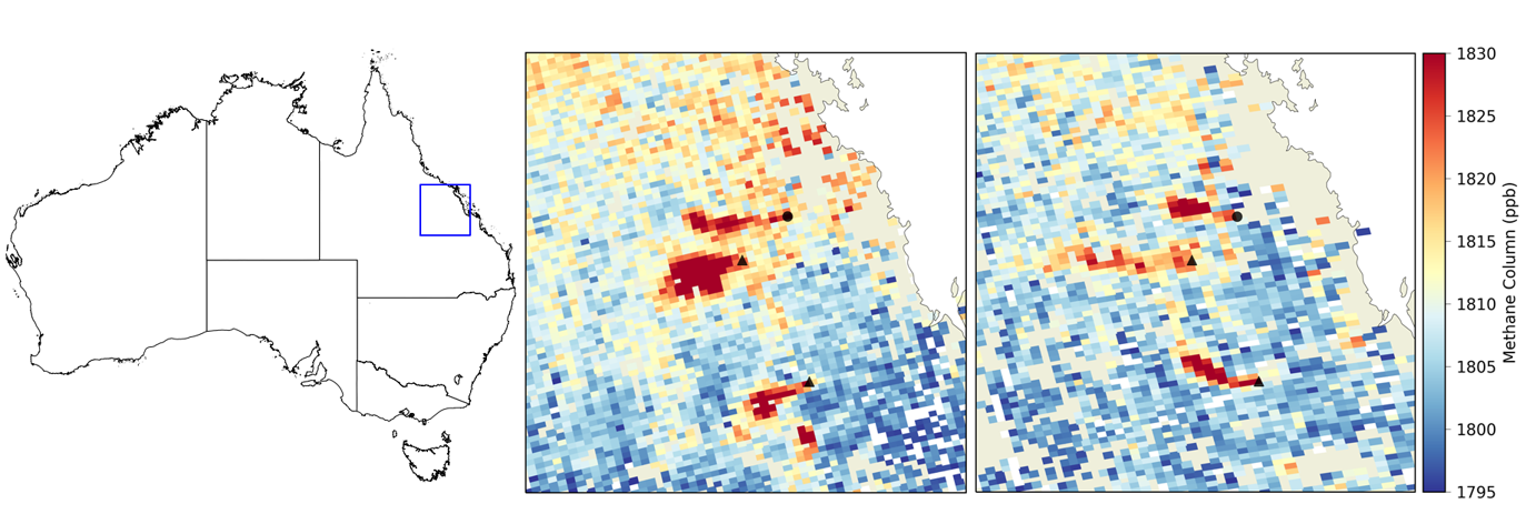 Methane observation by satellite