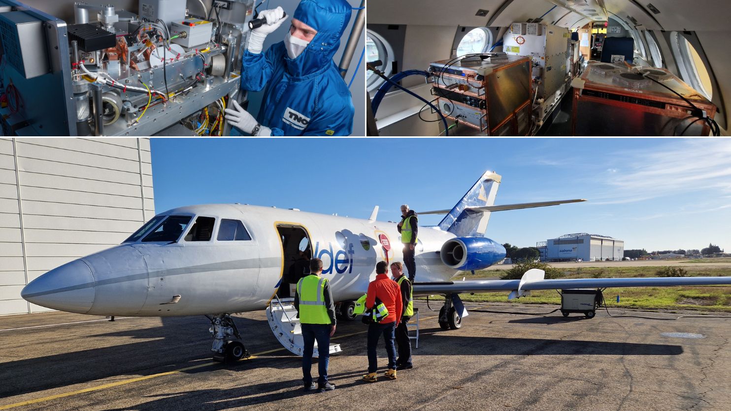 Airbus en TNO demonstreren veilige laserverbinding tussen vliegtuig en satelliet (1)