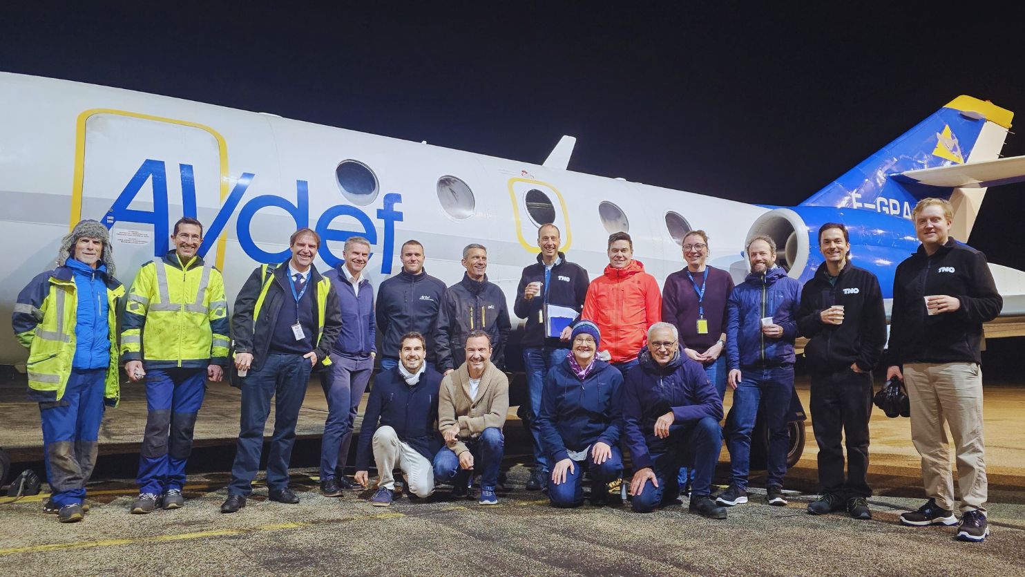 The UltraAir team from TNO, Airbus Defence and Space and AVdef.