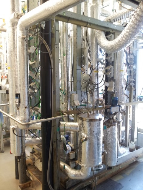OLGA gas cleaning reactor