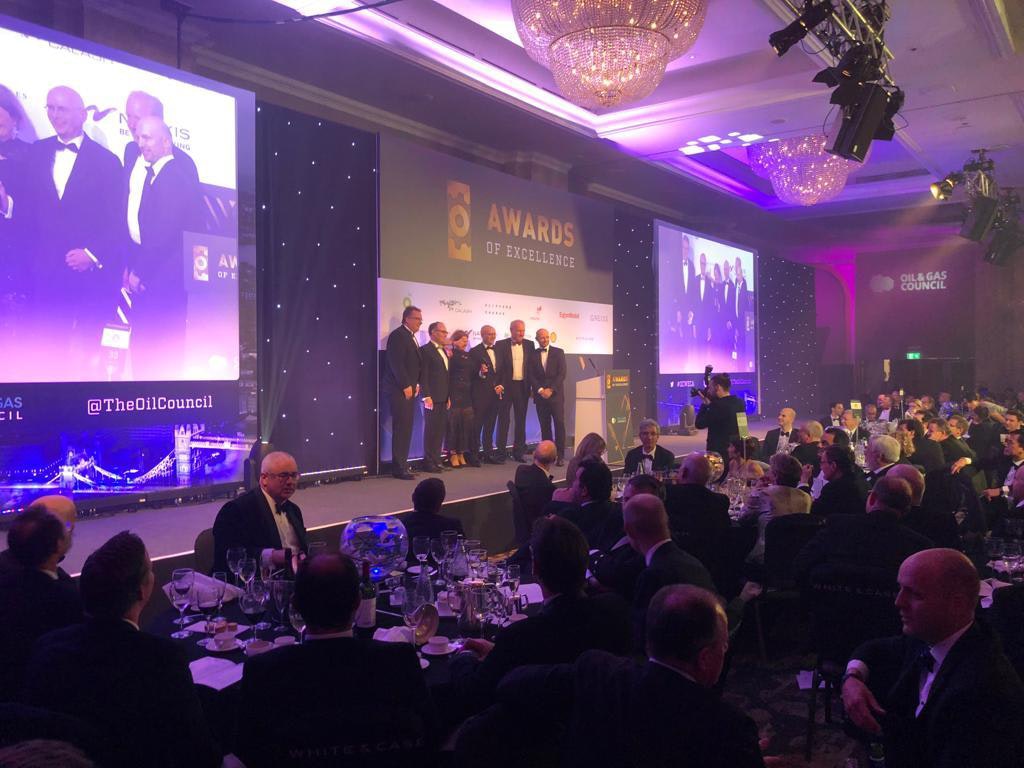 Receiving Innovation of the Year Award