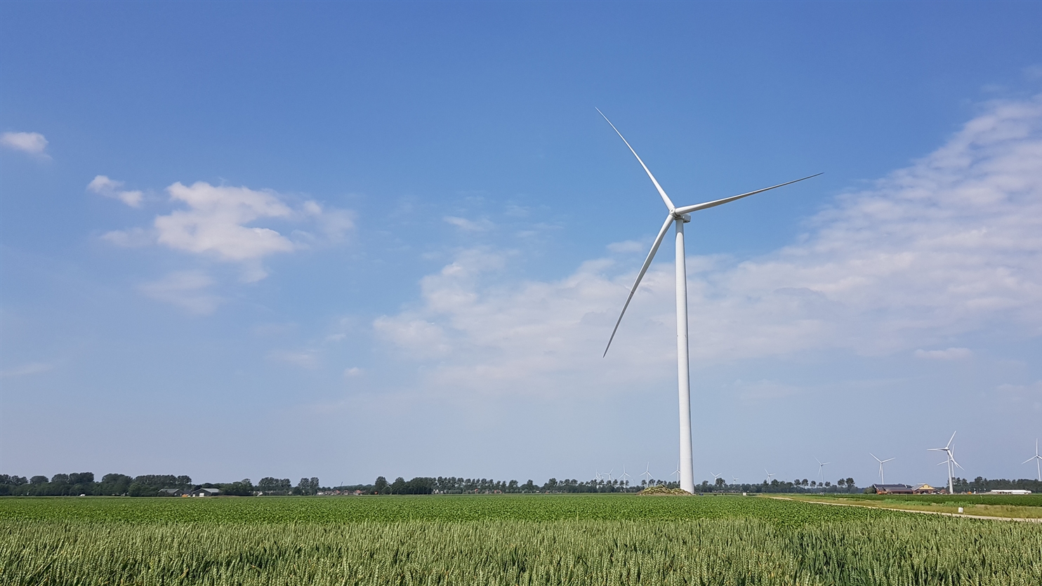 Windturbine in de Wieringermeer