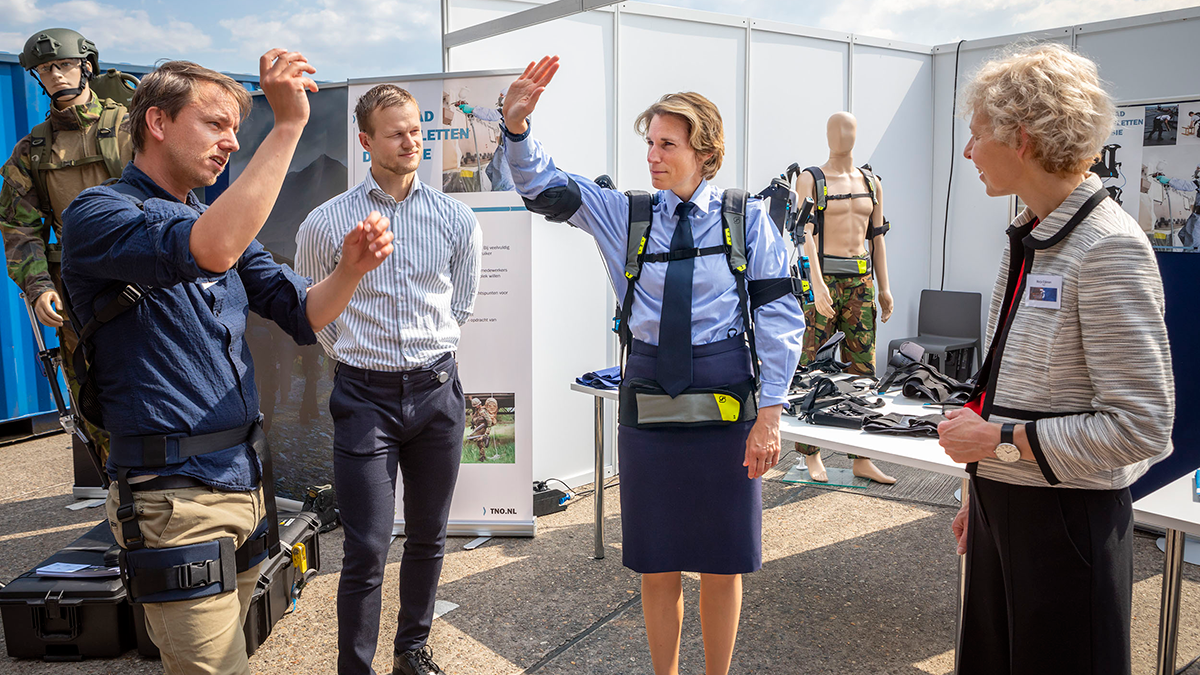 Demonstratie van innovatie voor de frontlini in Nederland