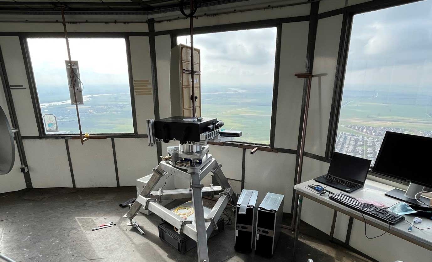 Space Terminal Breadboard at 226m height in the Gebrandytoren in IJsselstein