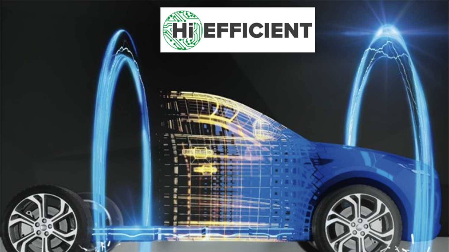 HiEFFICIENT car with HiEFFICIENT logo