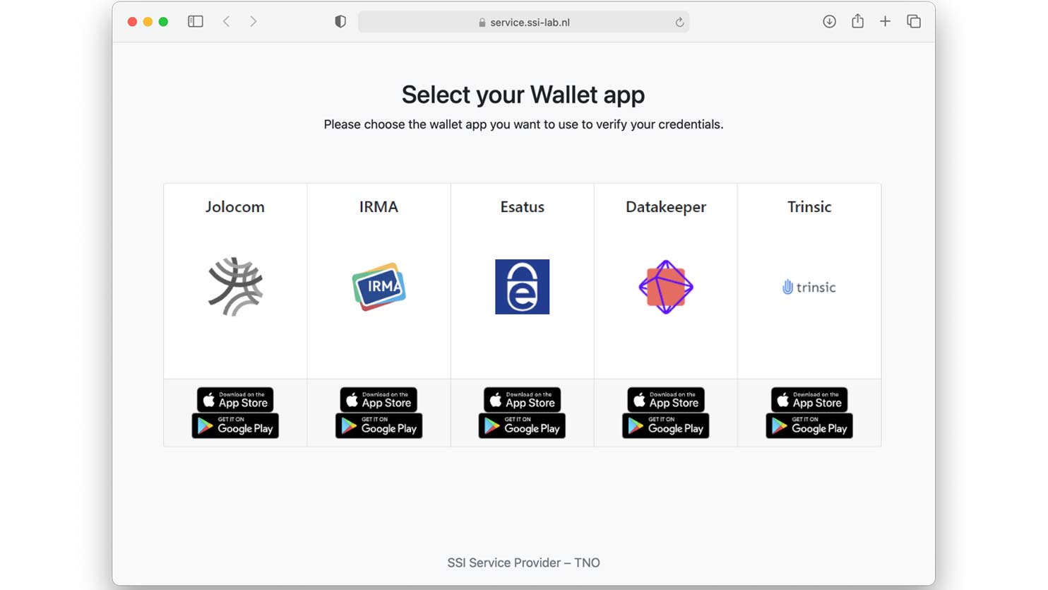 eassi framework wallet apps