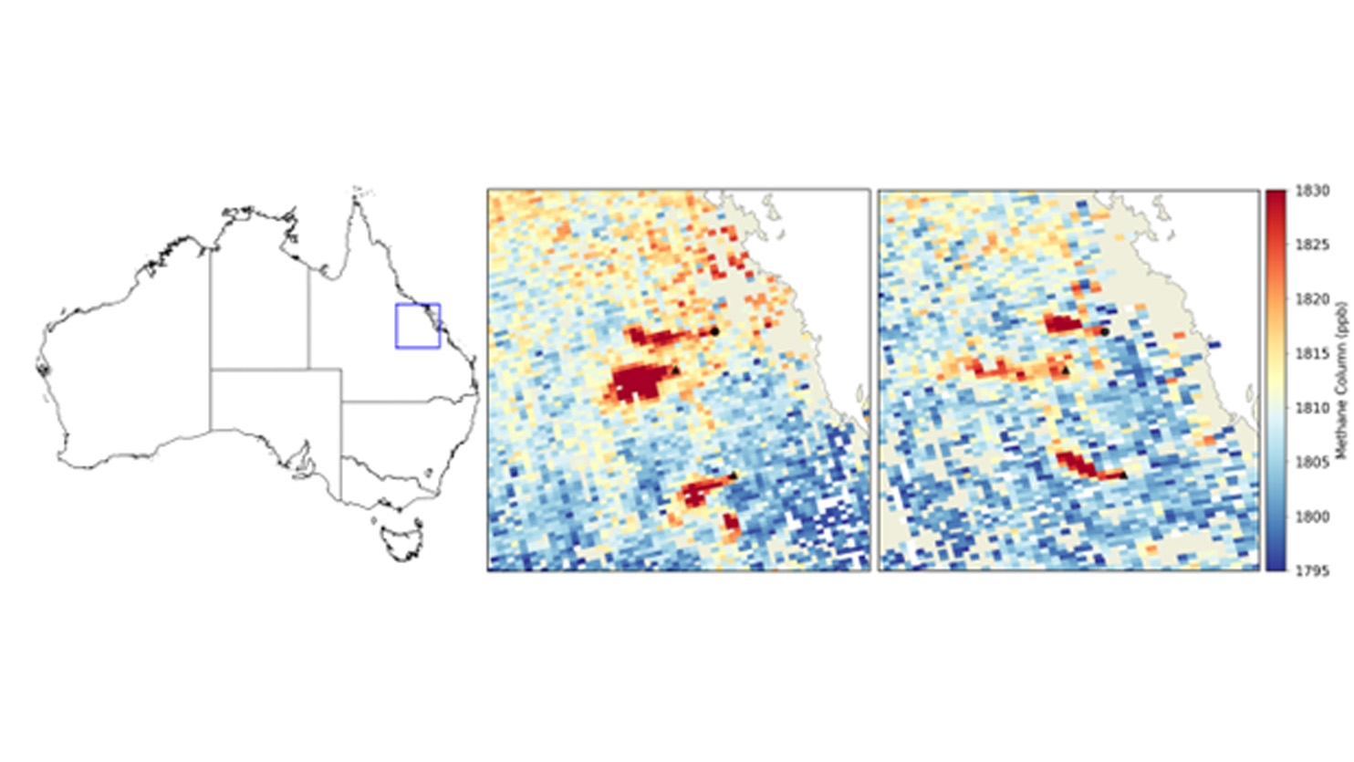 Methane plumes